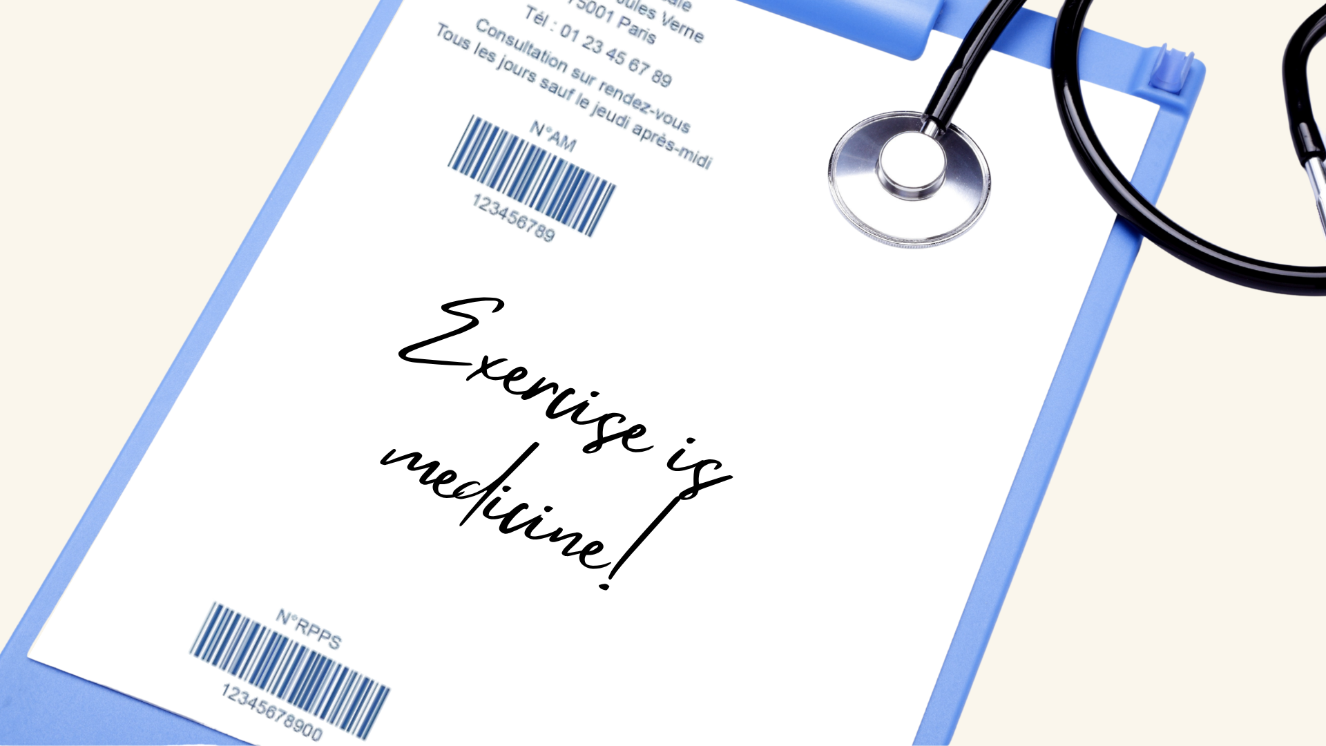 Sport sur ordonnance : exercise is medicine